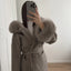 The Iconic Wool Coat with Detachable Fox Fur Trim